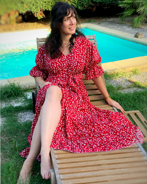 patron de couture robe longue