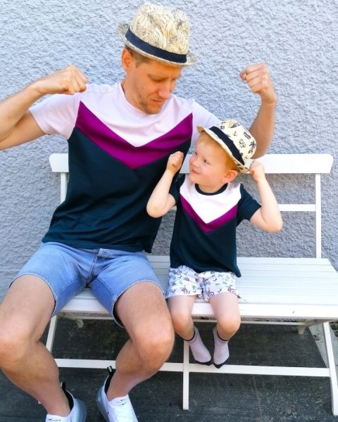 duo t-shirt père fils
