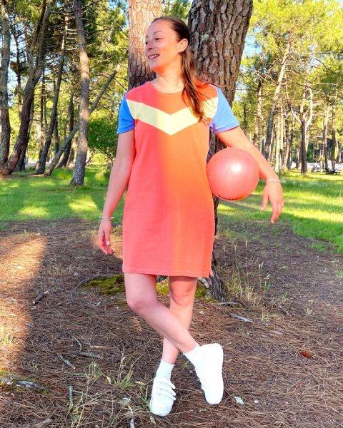 robe t-shirt scapulaire