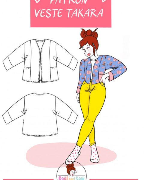 Patron de couture veste femme spécial débutant