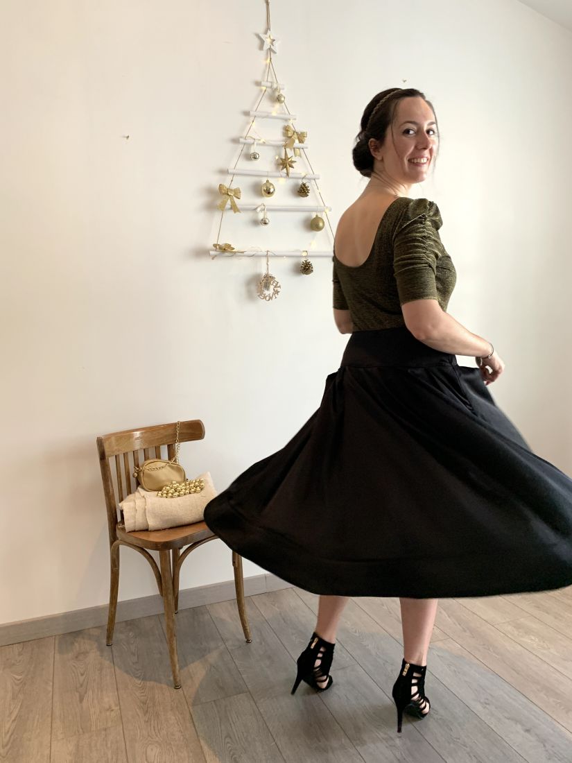 Patron couture jupe vintage