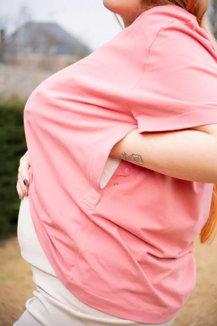 patron_couture_tshirt_grossesse_allaitement_2 t-shirt oversize