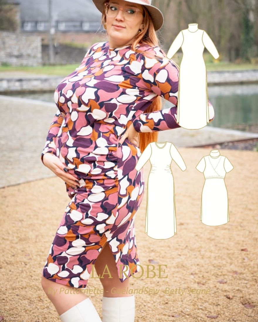 5 patrons de couture compatibles grossesse et allaitement - Gaël
